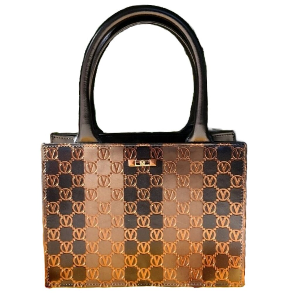 MARIO VALENTINO Monogram Pattern Tote